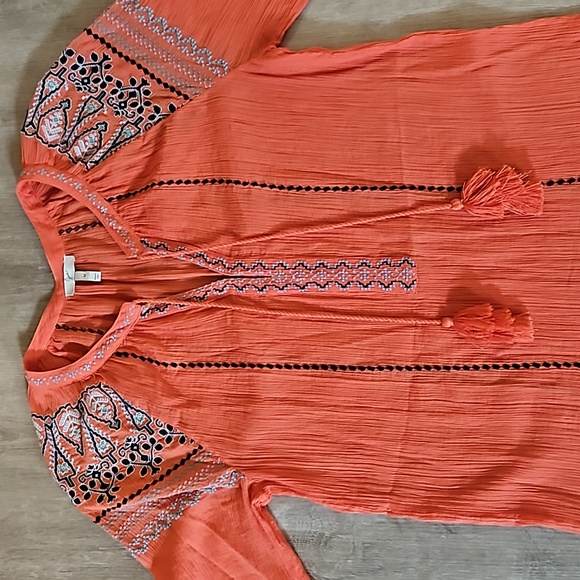 Joie Embroidered Dress size medium - Picture 5 of 9